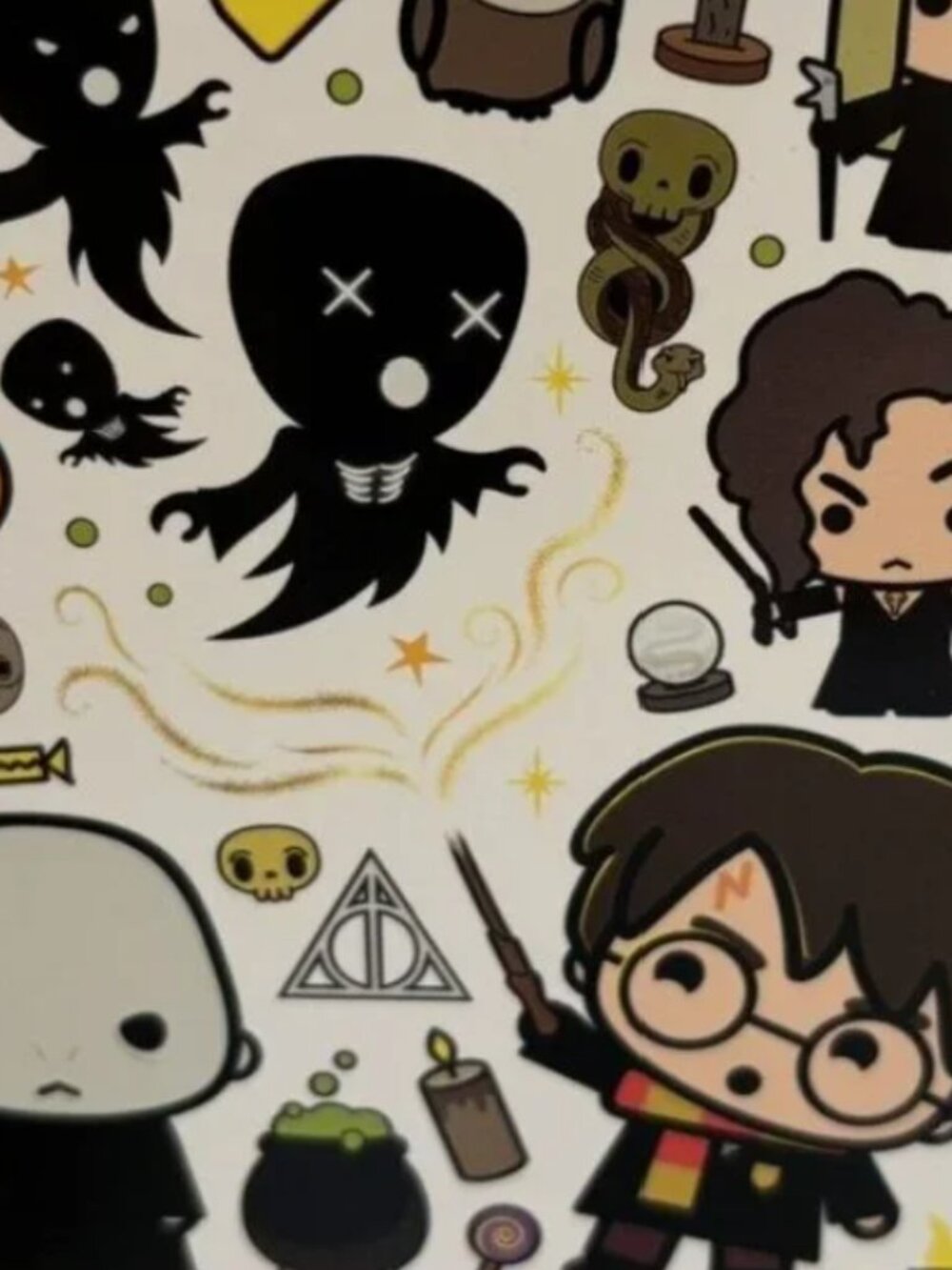 Harry Potter Halloween Window Gel Clings Decorations 1 Sheet Reusable